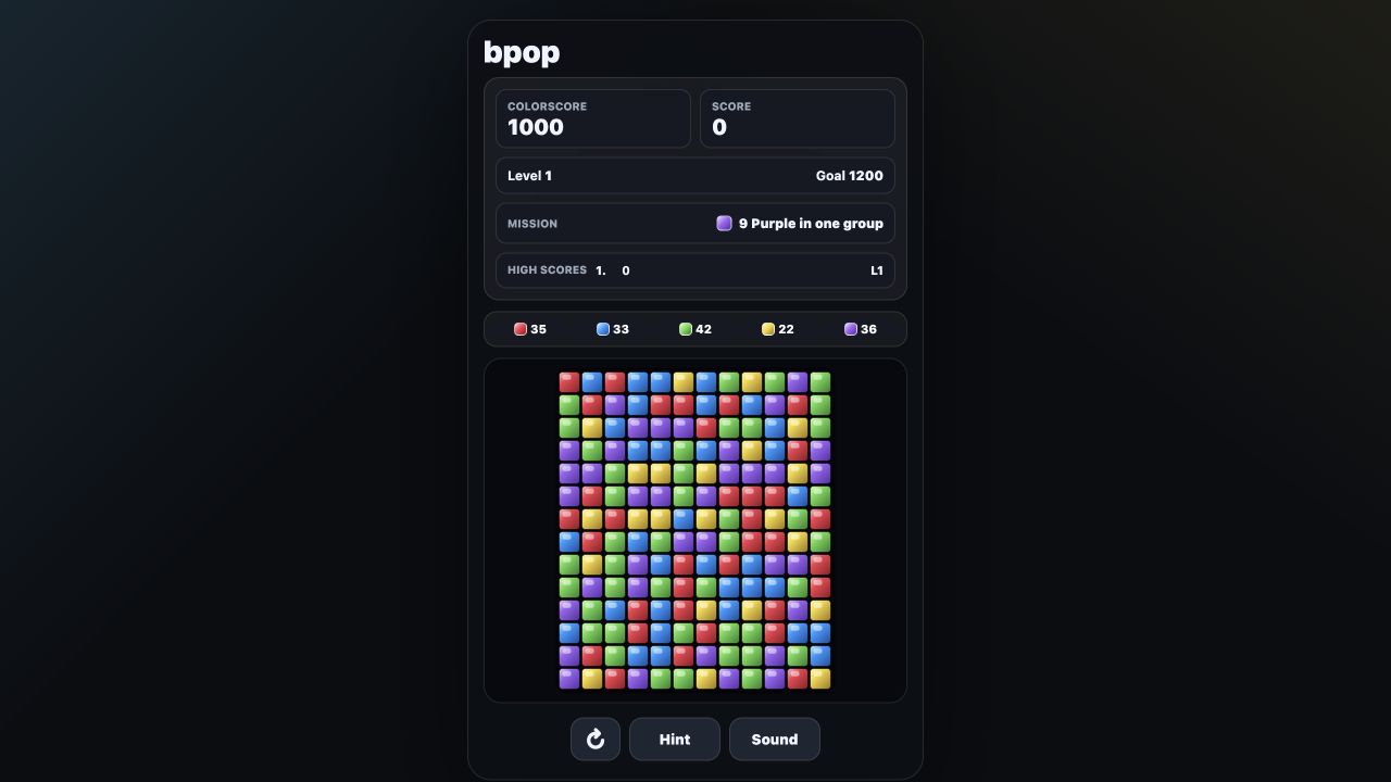 Screenshot of BPop